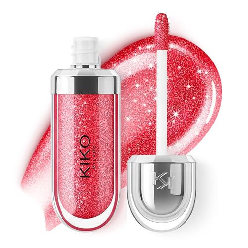 Kiko Milano Gloss Labial 3D Hydra – Brillo Intenso, Hidratante, Voluminizador, No Pegajoso – 12 Rojo Amaryllis Perlado – 6.5ml - imagen 2