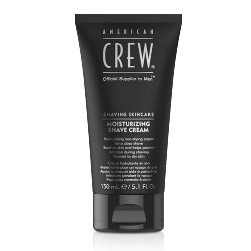 Crema de Afeitar American Crew para Hombres, Crema Hidratante para Afeitar, 5.1 Fl Oz - imagen 1