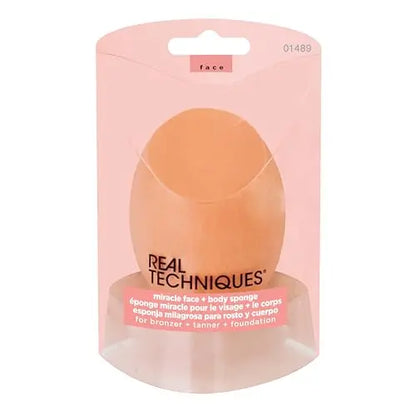 Esponja de Maquillaje Real Techniques Miracle Face + Body XL, Ideal para Base, Maquillaje Corporal y Autobronceador, Cruelty Free y Vegana, 1 Cuenta - imagen 3