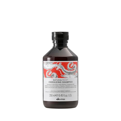 Champú Energizante Davines Naturaltech, Estimulante y Fortificante para Cabello Fino y Pérdida de Cabello - Con Cafeína y Fitocéuticos - Limpiador - imagen 2