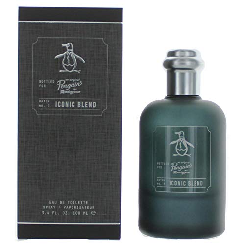 Original Penguin Iconic Blend Eau De Toilette para Hombres - Perfume Duradero, Fragancia con Notas de Bergamota, Salvia y Sándalo - 3.4 fl oz (100 mL) - imagen 3