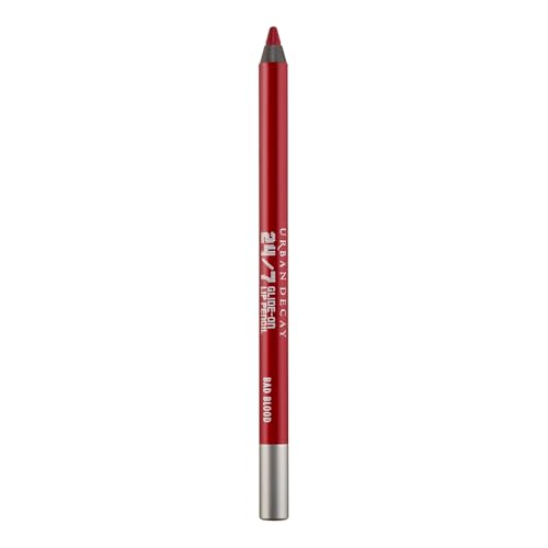 Lápiz Labial Waterproof URBAN DECAY 24/7 Glide-On (Bad Blood - Rojo Profundo), Lápiz Labial Duradero y a Prueba de Manchas, Fórmula Hidratante con - imagen 2
