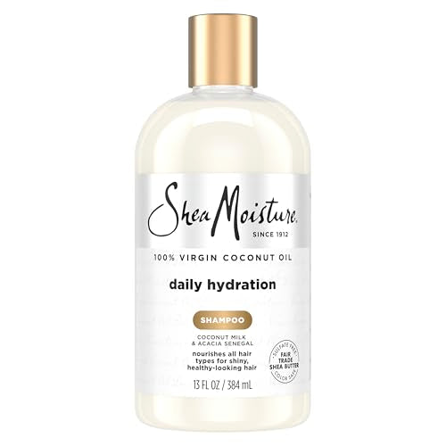 Champú Hidratante Diario Shea Moisture con Aceite de Coco Virgen para Todo Tipo de Cabello Sin Sulfatos 13 oz - imagen 1