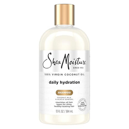 Champú Hidratante Diario Shea Moisture con Aceite de Coco Virgen para Todo Tipo de Cabello Sin Sulfatos 13 oz - imagen 3