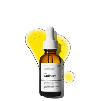The Ordinary Aceite de Semilla de Rosa Mosqueta 100% Orgánico Prensado en Frío, Mejora el Tono de Piel y la Elasticidad, 1 Fl Oz - imagen 1