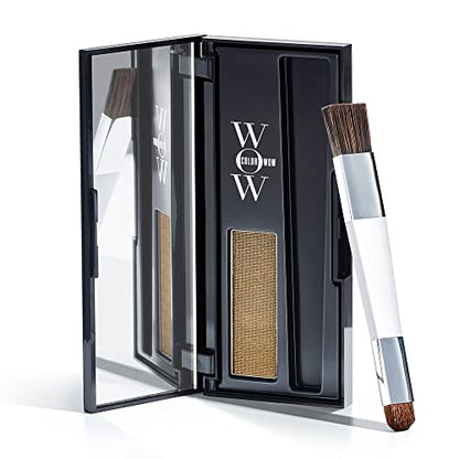 COLOR WOW Root Cover Up, Rubio Oscuro – Cobertura Instantánea de Canas y Toque de Iluminación, Resistente al Agua y al Sudor, Fórmula Galardonada sin - imagen 1