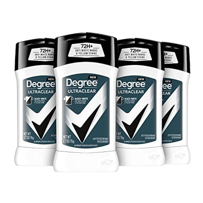 Desodorante Antitranspirante Degree Men UltraClear Black + White 72 Horas Protección contra Sudor y Olores con Tecnología MotionSense 2.7 Oz (Paquete - imagen 3