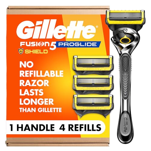 Rasuradora Gillette ProGlide Shield para Hombre, Cuchillas de 5, con Recortador de Precisión, 1 Mango y 4 Recambios - imagen 3