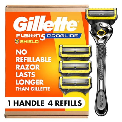 Rasuradora Gillette ProGlide Shield para Hombre, Cuchillas de 5, con Recortador de Precisión, 1 Mango y 4 Recambios - imagen 3