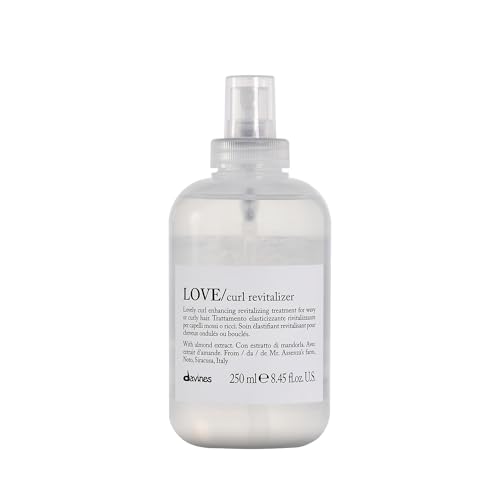 Davines LOVE Curl Revitalizer, Spray Refrescante Elasticizante para Cabello Rizado y Ondulado - Control Fuerte del Frizz con Extracto de Almendra, - imagen 1