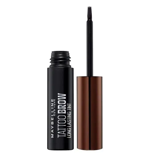 Tinte de Cejas Maybelline New York Brow Tattoo de Larga Duración, Marrón Oscuro, 4.9 ml - imagen 1