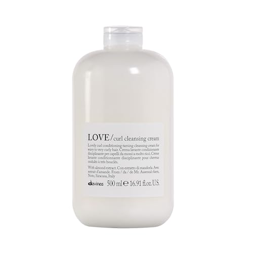 Davines LOVE Curl Crema Limpiadora, Champú y Acondicionador 2 en 1 para Cabello Rizado y Ondulado - Limpieza Suave y Ligera con Extracto de Almendra, - imagen 1
