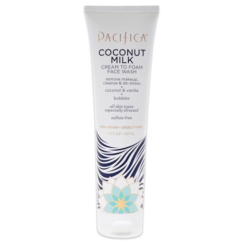 Pacifica Beauty, Limpiador Facial Espuma Diaria de Crema de Coco, Agua de Coco + Vitamina E, Para Todo Tipo de Piel, Libre de Sulfatos y Parabenos, 5 - imagen 3
