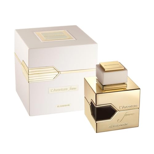 L'aventure de Al Haramain Eau De Parfum Spray 3.3 oz para mujer, fragancia blanca - imagen 3