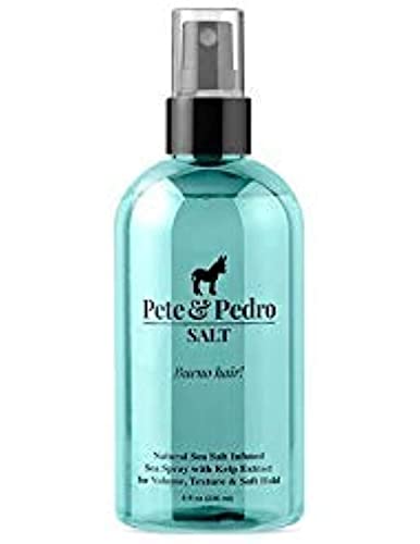 Pete & Pedro SALT - Spray de Sal Marina Natural para Cabello, Aumenta Volumen, Textura y Grosor, Suave Fijación | Texturizante y Engrosante | 8.5 oz. - imagen 2