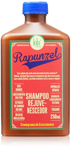 Lola From Rio – Champú Rejuvenecedor Rapunzel – Champú Nutritivo y Fortalecedor para Cabello Fino y Delgado – Apoya la Vitalidad del Cuero Cabelludo - imagen 1
