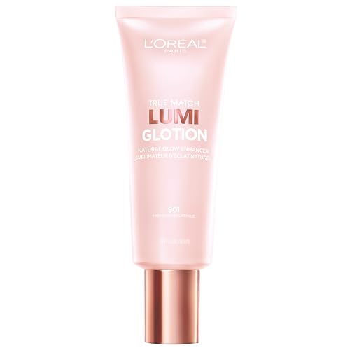 L'Oreal Paris Makeup True Match Lumi Glotion, Iluminador Bronceador, Enhancer de Brillo Natural, 901 Fair - imagen 1