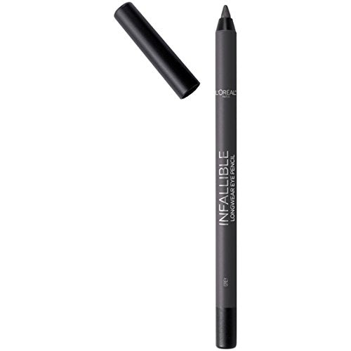 Lápiz delineador de ojos L'Oreal Paris Makeup Infallible Pro-Last, resistente al agua y a las manchas, fácil de aplicar, gris, 0.042 oz. - imagen 2
