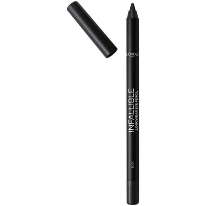 Lápiz delineador de ojos L'Oreal Paris Makeup Infallible Pro-Last, resistente al agua y a las manchas, negro, 1.2 g, 1 unidad - imagen 1