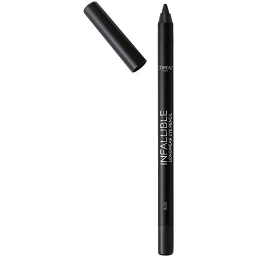 Lápiz delineador de ojos L'Oreal Paris Makeup Infallible Pro-Last, resistente al agua y a las manchas, negro, 1.2 g, 1 unidad - imagen 4