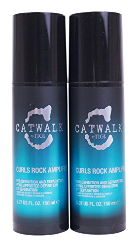 Crema Modeladora Catwalk Curls Rock Amplifier de TIGI 2-Pack – Crema para Definir Cabello Rizado y Ondulado – Control de Frizz, Sujeción Flexible, - imagen 3