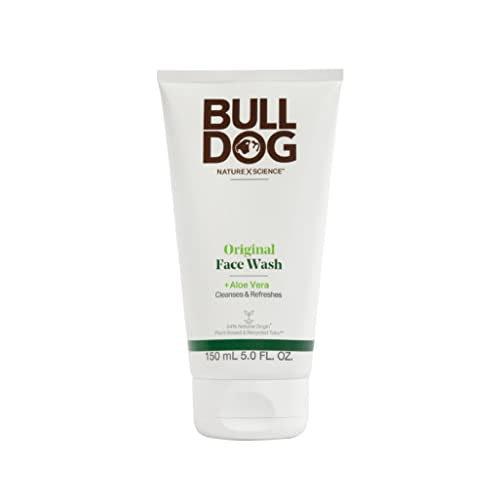 BULLDOG Cuidado de la Piel y Aseo Masculino, Jabón Facial Original, 5 Onzas Líquidas - imagen 1