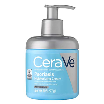 Crema Hidratante CeraVe para Tratamiento de Psoriasis, con Ácido Salicílico para Alivio de Picazón en Piel Seca y Urea Hidratante, Sin Fragancia, 8 Oz - imagen 3