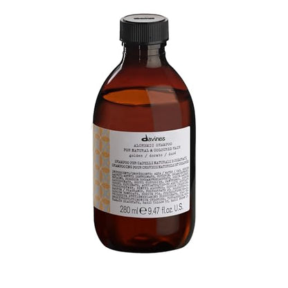 Champú Davines Alchemic Golden, Limpiador que Realza el Color para Cabello Rubio Dorado y Miel - Intensifica Tonos Cálidos Rubios Naturales o - imagen 1