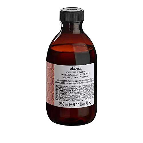 Champú Davines Alchemic Cobre, Limpiador que Realza el Color para Cabello Rojo y Cobre Cálido - Intensifica Tonos Cobrizos Naturales o Cosméticos con - imagen 4