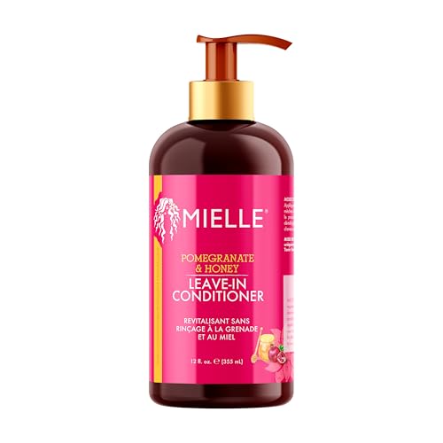 Acondicionador Sin Enjuague Mielle Organics de Granada y Miel para Cabello Rizado - Hidratante Desenredante y Tratamiento para Mejorar el Brillo, 12 - imagen 1