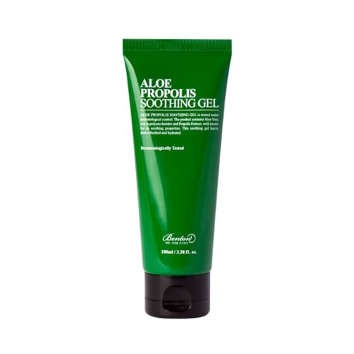 Gel Calmante de Aloe Propolis BENTON, 3.38 fl oz – Hidratante Ligero para Después del Sol, Tamaño Ideal para Viajes, Aloe Vera Orgánico - imagen 1