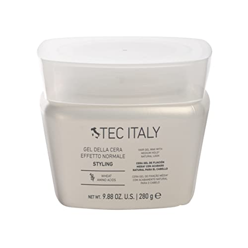 Gel de Peinado Tec Italy Dela Cera Efecto Normal, Gel para Cabello de Fijación Media, 9.88 oz (280 g), Acabado Natural con Brillo y Definición - imagen 4