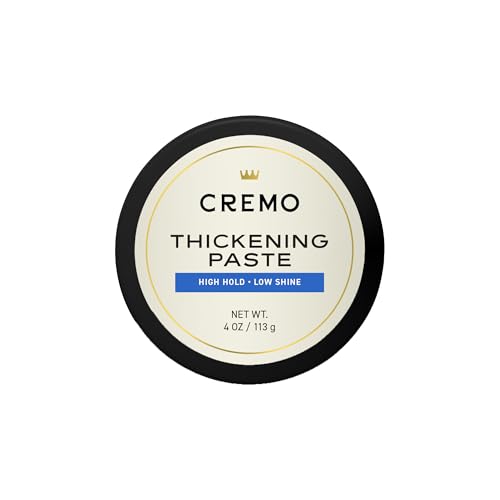 Pasta para Engrosar el Cabello Cremo para Hombres - Pasta Engrosadora de Grado Barbería, Fijación Fuerte y Bajo Brillo, Estilo de Cabello 4 Oz - imagen 1