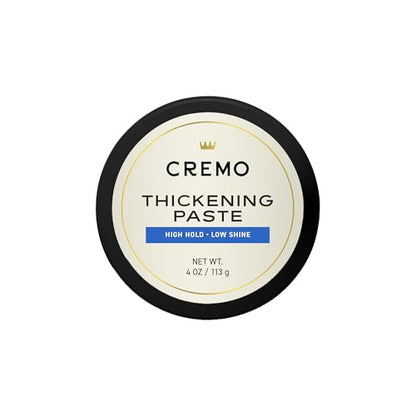 Pasta para Engrosar el Cabello Cremo para Hombres - Pasta Engrosadora de Grado Barbería, Fijación Fuerte y Bajo Brillo, Estilo de Cabello 4 Oz - imagen 4