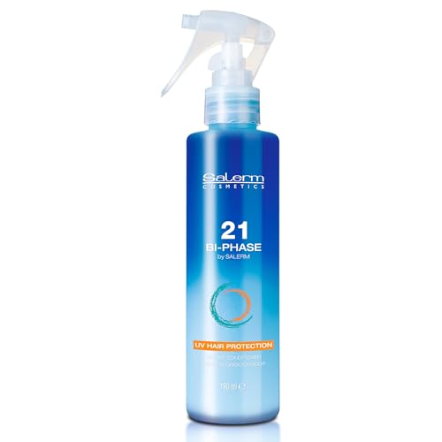 SALERM - Acondicionador Bifásico 21 - 190 ml - Acondicionador Sin Enjuague - Protege el Cabello del Sol, Cloro y Sal - Desenredante - Antifrizz - - imagen 1