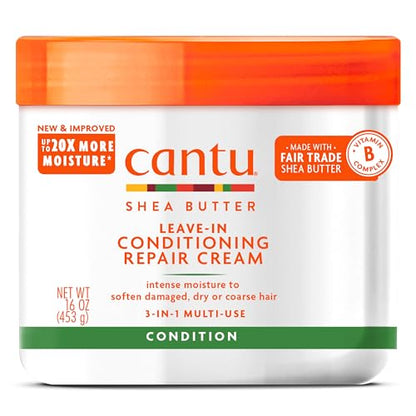 Crema Reparadora Sin Enjuague Cantu Shea Butter, 16 Onzas - imagen 1