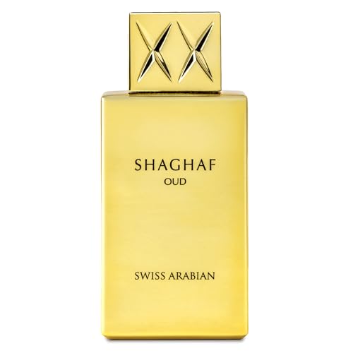 Swiss Arabian Shaghaf Oud - Luxury Products From Dubai - Long Lasting, Addictive Personal EDP Spray Fragrance - Seductive Signature Aroma - 2.5 Oz - imagen 1