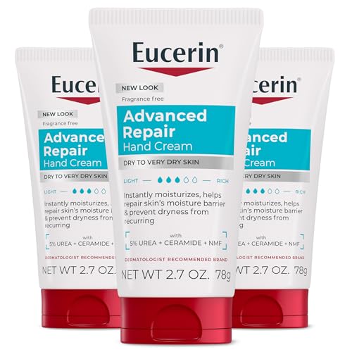 Crema de Manos Eucerin Advanced Repair, Alivia y Repara Piel Muy Seca, Sin Fragancia, No Grasa, Rápida Absorción, Tamaño de Viaje, 2.7 Oz, Paquete de - imagen 1