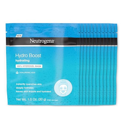 Mascarilla Facial Neutrogena Hydro Boost Hidratante de Hidrogel 100%, Mascarilla de Gel con Ácido Hialurónico para Piel Seca, Suave, No Comedogénica, - imagen 1