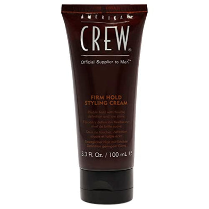 Crema para peinar para hombres American Crew, como gel con fijación firme y bajo brillo, 3.3 Fl Oz - imagen 1
