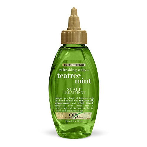 Tratamiento para el cuero cabelludo seco OGX Extra Strength con menta de árbol de té y astringente de hamamelis, libre de parabenos y sulfatos, 4 fl - imagen 2