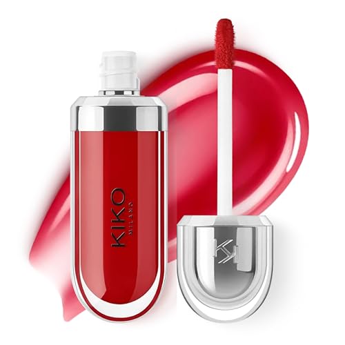 Kiko Milano Brillo Labial 3D Hydra – Alto Brillo, Hidratante, Voluminizador, No Pegajoso, Maquillaje Labial – 15 Rojo Cereza – 6.5ml - imagen 1