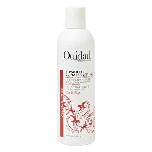 Gel Avanzado de Control del Clima Ouidad - 8.5 fl oz, Tecnología Nano Anti-Frizz, Gel para Estilo sin Crujido, Ideal para Cabello Rizado, Todos los - imagen 1