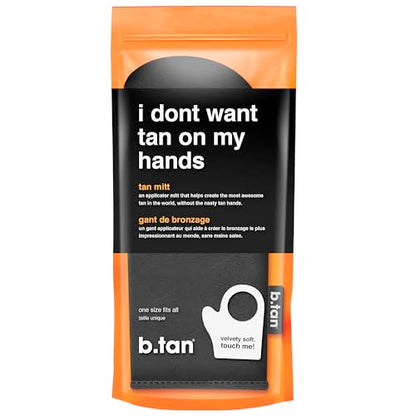 b.tan Mitón para Autobronceado | No Quiero Bronceador en Mis Manos - Guante Aplicador para Bronceado Sin Sol, Sin Rayas, Suave, Reutilizable, Cara y - imagen 3