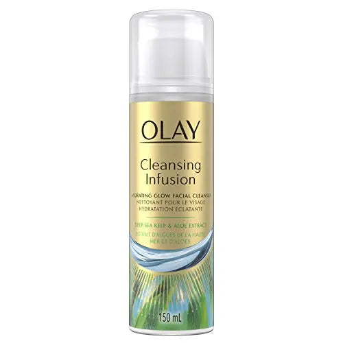 Limpiador Facial Olay, Infusión Limpiadora con Algas del Mar Profundo, 5.0 Onzas Líquidas - imagen 1
