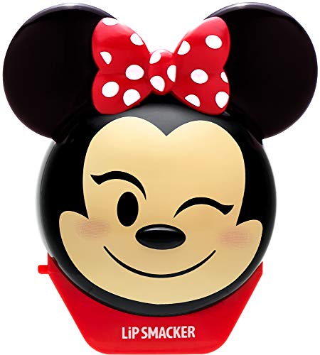 Bálsamo Labial Lip Smacker Disney Minnie Mouse Emoji, Sabor Limón Fresa, Transparente, Para Niños - imagen 1