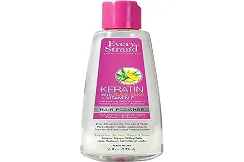 Sérum Capilar Every Strand con Queratina, Aloe Vera y Vitamina E, 6 Fl Oz, Control de Frizz y Brillo para Cabello Químicamente Tratado y Dañado - imagen 2