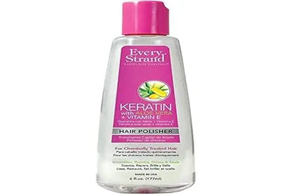 Sérum Capilar Every Strand con Queratina, Aloe Vera y Vitamina E, 6 Fl Oz, Control de Frizz y Brillo para Cabello Químicamente Tratado y Dañado - imagen 2