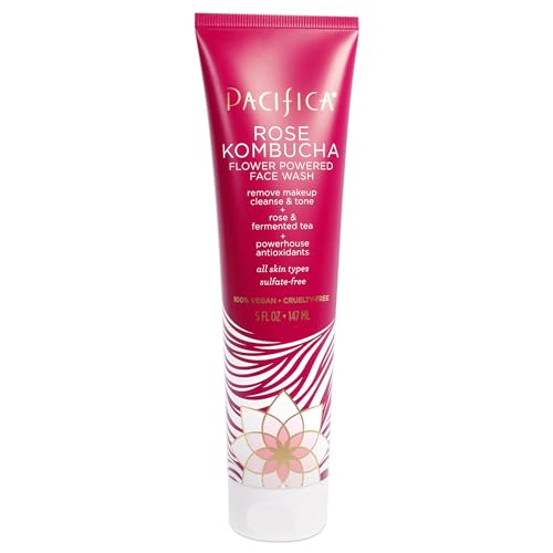 Limpiador Facial Pacifica Beauty Rose Kombucha, Espuma Suave, Desmaquillante, 5 fl oz (1 Unidad), Vegano, Limpia y Tonifica la Piel - imagen 3