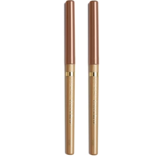 Lápiz delineador de labios L'Oreal Paris Colour Riche, cremoso con Omega 3 y vitamina E, 782 Toffee To Be (marrón profundo cálido), paquete de 2 - imagen 4